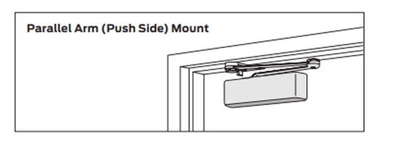 LCN 1461 HCUSH Door Closer w/ Hold Cush-n-Stop Arm