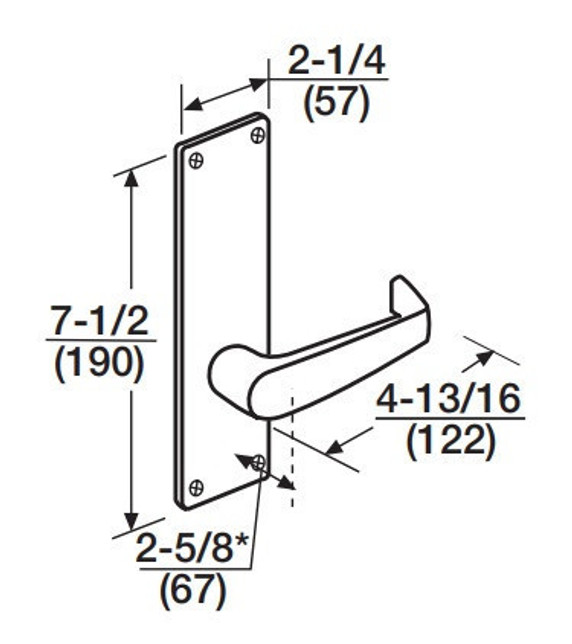 Corbin Russwin ML2024 NSN 626 CL6 Entrance or Storeroom Mortise Lock, Accepts Large Format IC Core (LFIC), Satin Chrome Finish