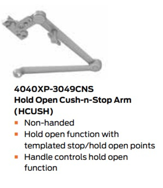 LCN 4040XP HCUSH Door Closer w/ Hold Open Cush-n-Stop Arm