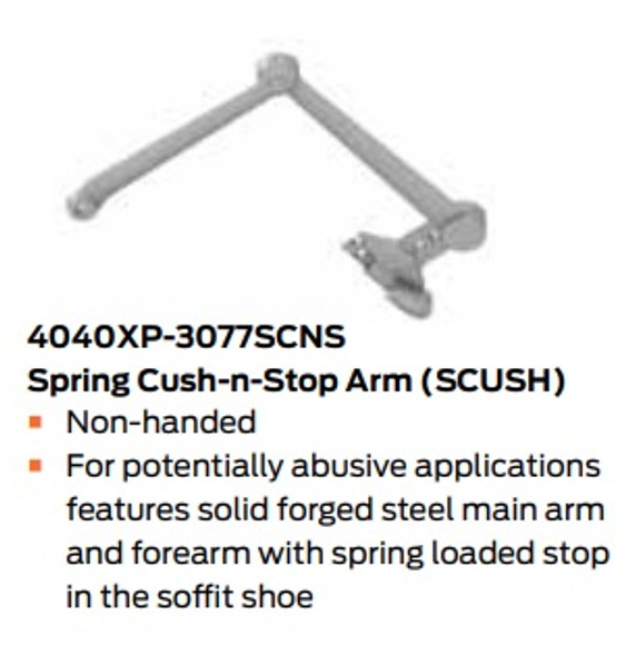 LCN 4040XP SCUSH Door Closer w/ Spring Cush-n-Stop Arm