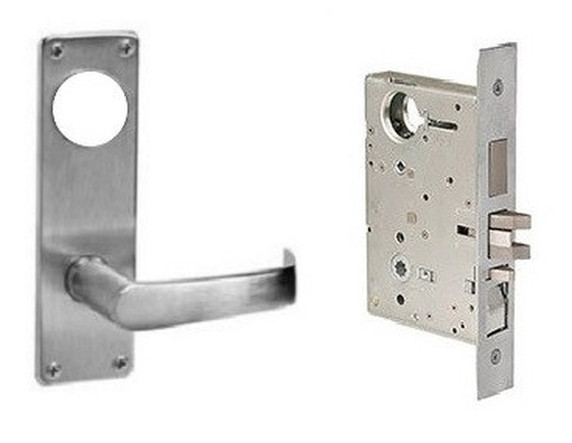 Corbin Russwin ML2067 NSN 626 LC Apartment or Dormitory Mortise Lock, Conventional Less Cylinder, Satin Chrome Finish