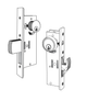 Adams Rite MS1850S MS Deadlock w/ Flat Faceplate