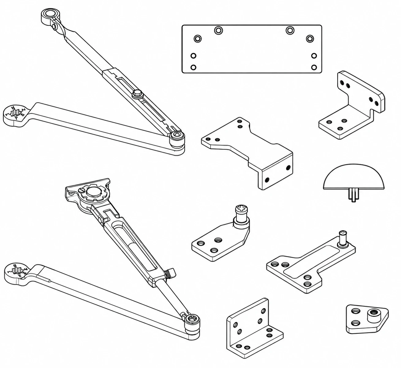 Accentra (Yale) Door Closer Parts