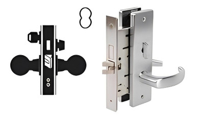 Falcon MA621B QN Apartment Corridor Mortise Lock, Accepts Small