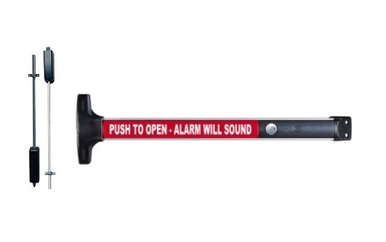 Detex V50 EB CD 96 Value Series Surface Vertical Rod Exit Device