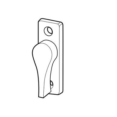 Adams Rite 1000 Series Turn w/ Escutcheon