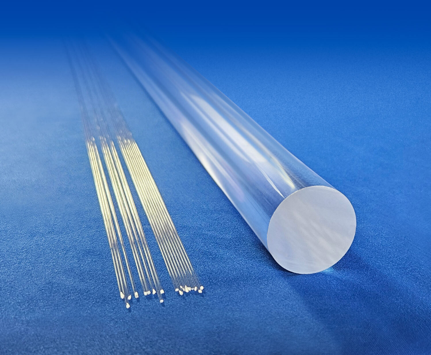 Large Quartz Rods Clear-fused Quartz Rods, Quartz Rods (CFQ)