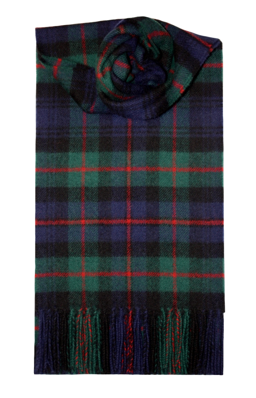 Murray of Atholl Modern Lambswool Scarf - Scottish Lion