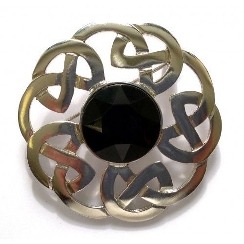 Plaid Brooch Celtic Interlace 248