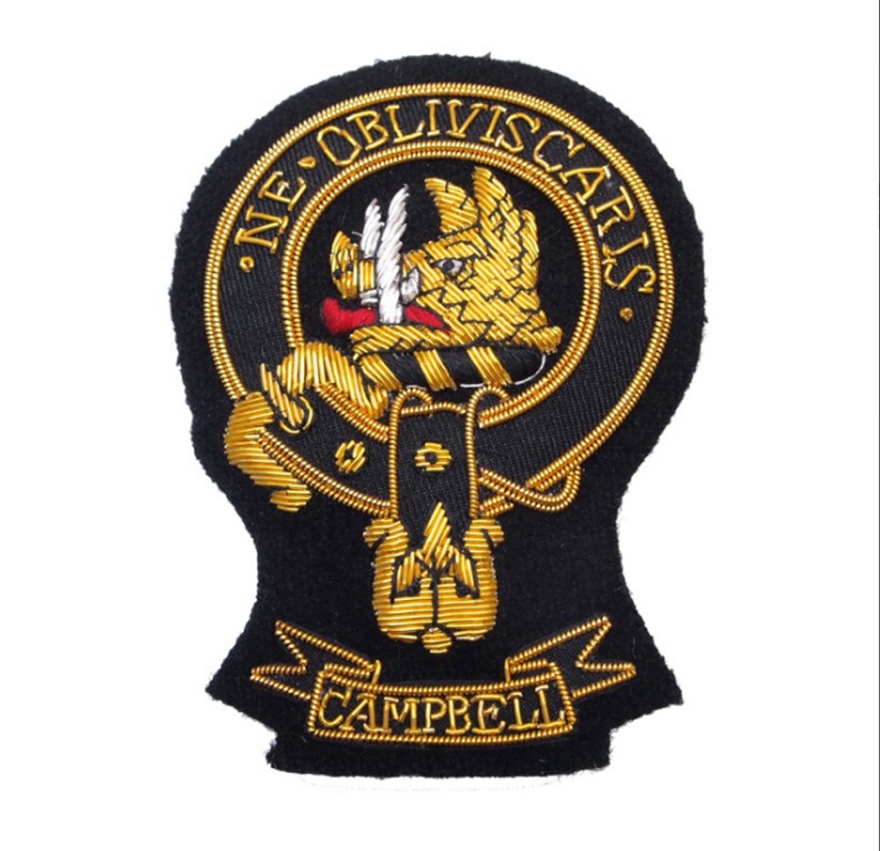 Pin Patch Clan Campbell Scottish Lion