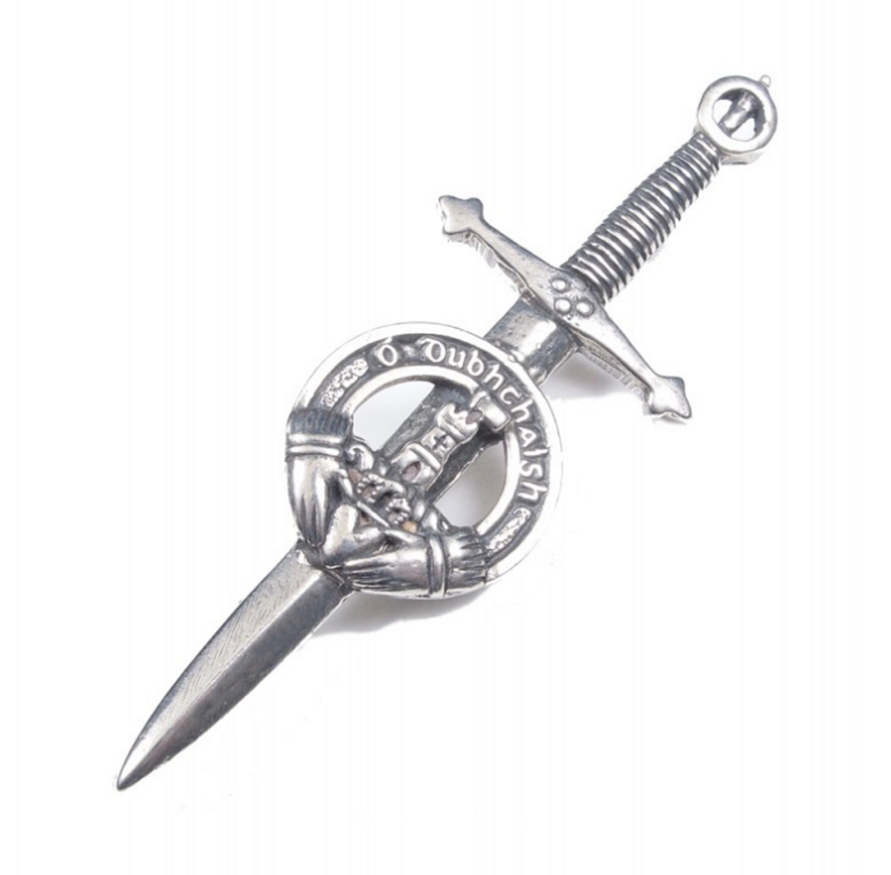 Pewter Clan Crest Kilt Pin/Brooch - Made In Scotland