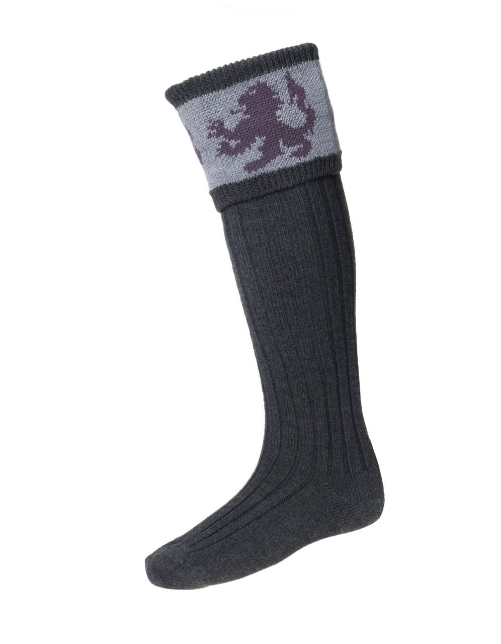 purple kilt socks