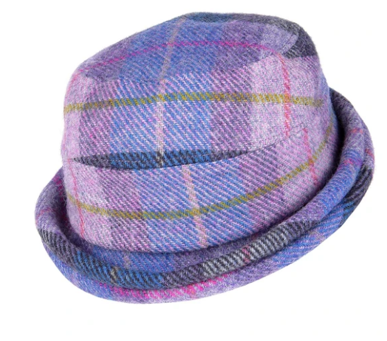 Fenella Harris Tweed Trilby - Lilac 
