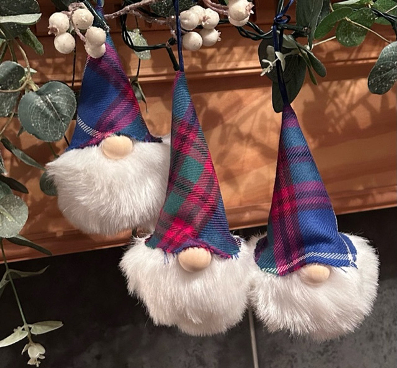 Christmas Gnomes Ornament, Set of 2