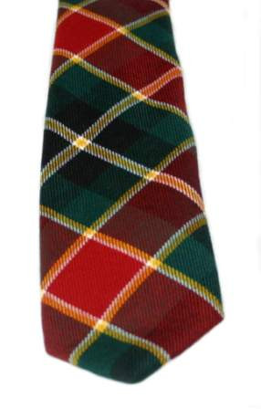 irish national tartan tie