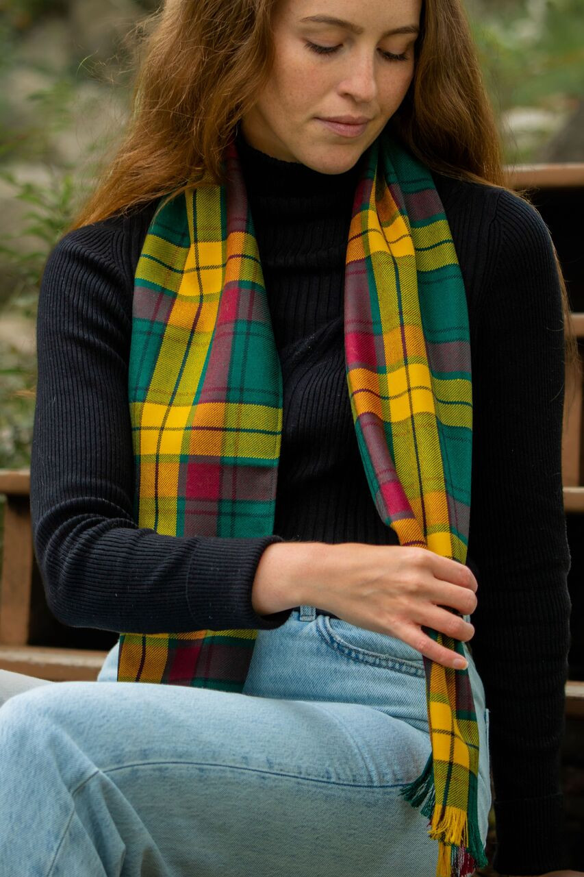 Plaid Scarf Hamilton Tartan Scarf Ladies Lightweight Tartan Plaid