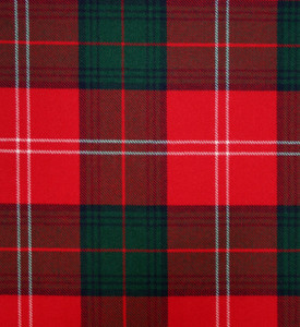 Chisholm Clan Red Modern Heavy Weight Tartan