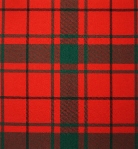 MacDonald of the Isles Red Modern Heavy Weight Tartan