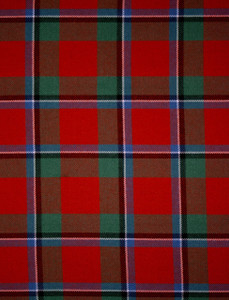 Sinclair Red Ancient Heavy Weight Tartan