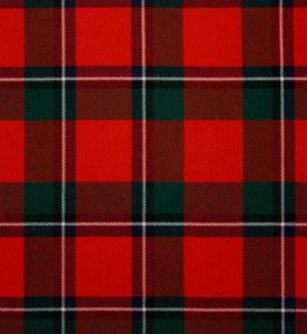 Sinclair Red Modern Heavy Weight Tartan