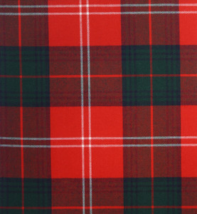 Chisholm red Modern Medium Weight Tartan