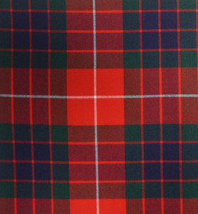 Fraser Red Modern Medium Weight Tartan