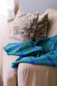 Scottish tartan throw Scottish tartan throw