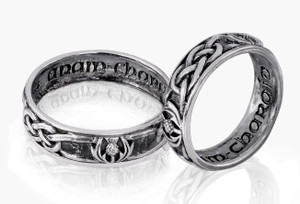 CELTIC SILVER WEDDING/COMMITMENT RING 9142 CELTIC SILVER WEDDING/COMMITMENT RING 9142