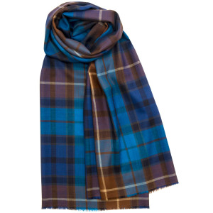 BUCHANAN BLUE EXTRA FINE MERINO STOLE