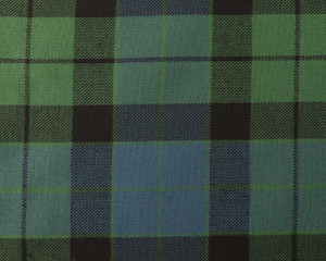 MACKAY ANCIENT  POLYVISCOSE TARTAN FABRIC