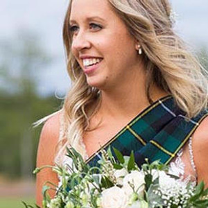 Tartan wedding sash