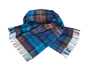 Buchanan Blue Tartan Lambswool Stole