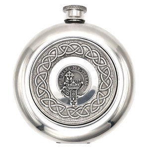 Sporran Flask Clan Crest 