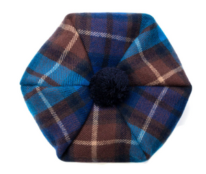 Buchanan Blue Tartan Brushed Wool Tam