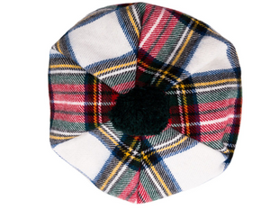 Stewart Dress Modern Tartan Brushed Wool Tam Stewart Dress Modern Tartan Brushed Wool Tam