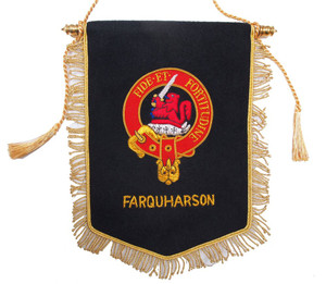 Embroidered Farquharson Clan Banner
