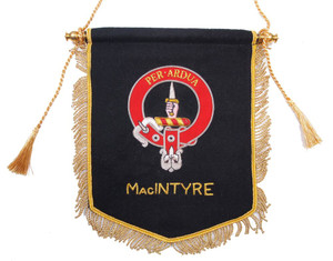 Embroidered MacIntyre Clan Banner