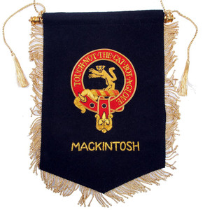 Embroidered MacKintosh Clan Banner
