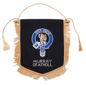 Embroidered Murray of Atholl Clan Banner