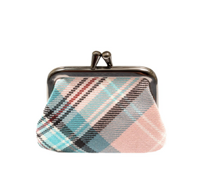 Diana, Princess Of Wales Memorial Rose Tartan Small Coin Purse Diana, Princess Of Wales Memorial Rose Tartan Small Coin Purse