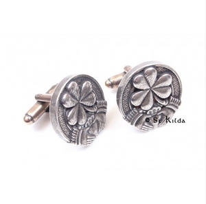 Cufflinks Irish Shamrock