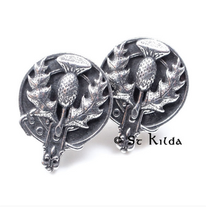 Cufflinks Scottish Thistles
