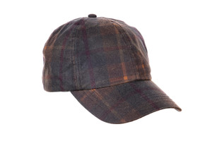 Tartan Waxed Baseball cap