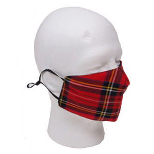 Tartan face mask