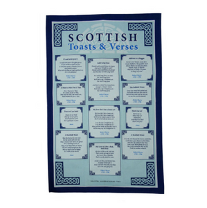 Scottish toasts tea towel