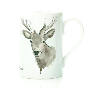 highland stag mug