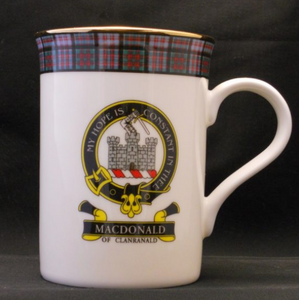 clan crest tea cup clan crest tea cup