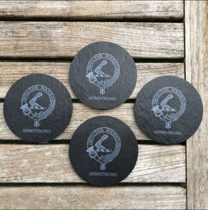 Clan Crest slate coasters