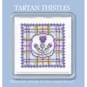 Tartan Thistles coaster Tartan Thistles coaster