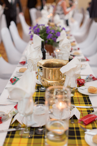 Tartan table runner for wedding Tartan table runner for wedding